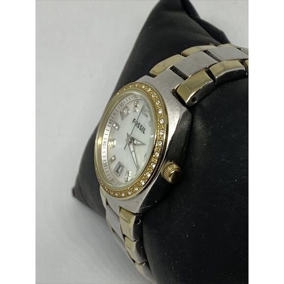 Fossil Colleague AM4183 Women's Stainless Steel Analog Dial Quartz Watch MP271 - Picture 4 of 12